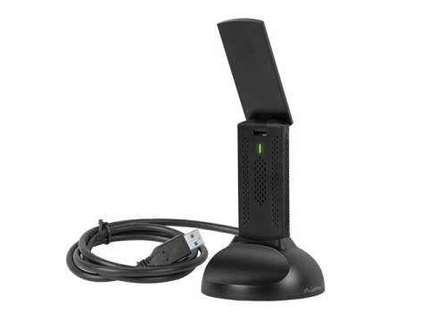 Karta sieciowa bezprzewodowa WIFI NC-3000-WI USB 3.0 AX3000 TRI-BAND 2 wewnętrzne anteny Karta sieciowa bezprzewodowa WIFI NC-3000-WI USB 3.0 AX3000 TRI-BAND 2 wewnętrzne anteny