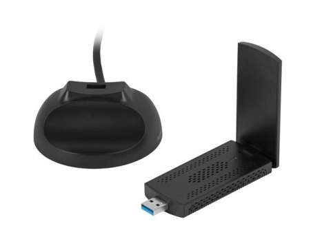 Karta sieciowa bezprzewodowa WIFI NC-3000-WI USB 3.0 AX3000 TRI-BAND 2 wewnętrzne anteny Karta sieciowa bezprzewodowa WIFI NC-3000-WI USB 3.0 AX3000 TRI-BAND 2 wewnętrzne anteny