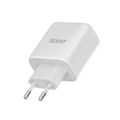 Ładowarka sieciowa LA-10 30W Quick Charge Power Delivery 3.0 Biała + Kabel Ładowarka sieciowa LA-10 30W Quick Charge Power Delivery 3.0 Biała + Kabel